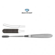 Diam-n-Dust™ Bone File Curved Stainless Steel, 19 cm - 7 1/2"